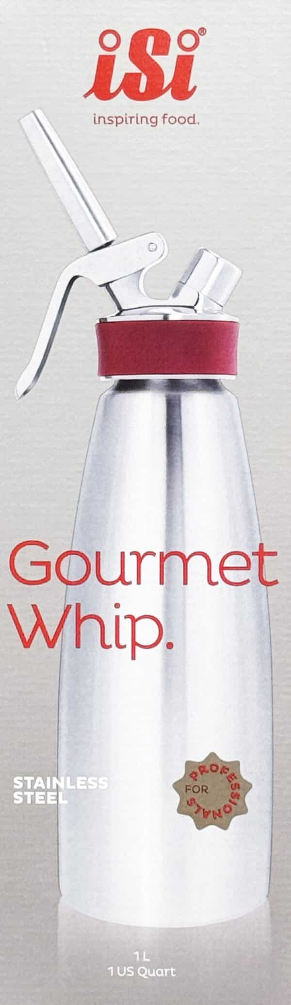iSi Sahnespender Sahnegerät Gourmet Whip 500 ml 0,5 Liter Silber NEU