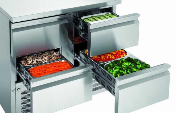Bartscher Mini-Kühltisch 900S4 – Bild 3