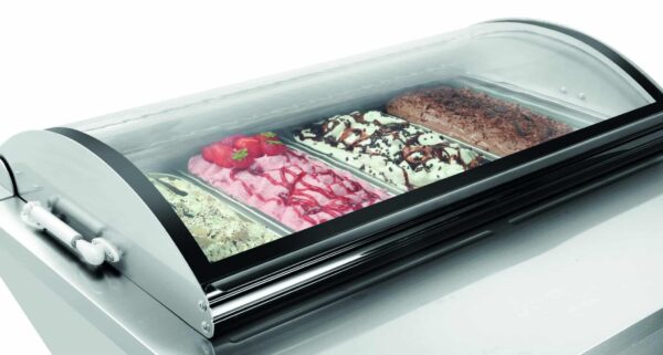 Bartscher Eisvitrine 4x6,5L-R – Bild 5