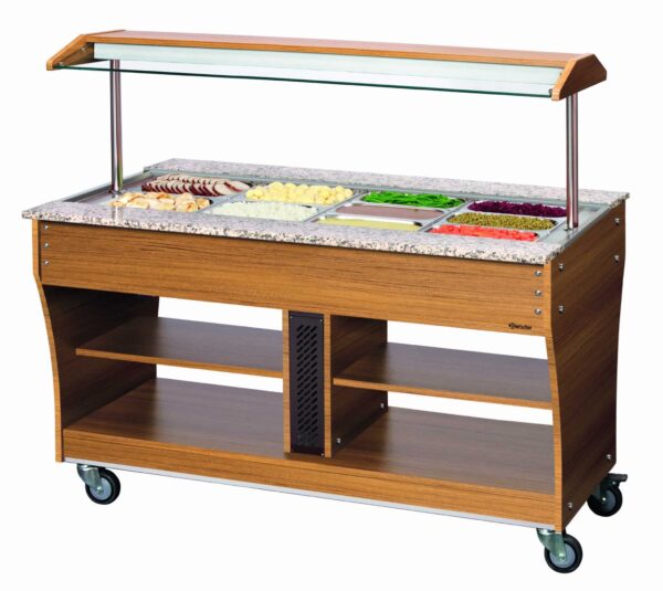 Bartscher Buffetwagen, warm, 4x 1/1GN