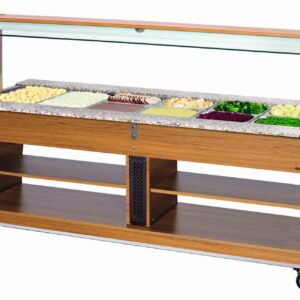 Bartscher Buffetwagen, warm, 6x 1/1 GN