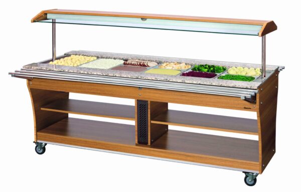 Bartscher Buffetwagen, warm, 6x 1/1 GN – Bild 3