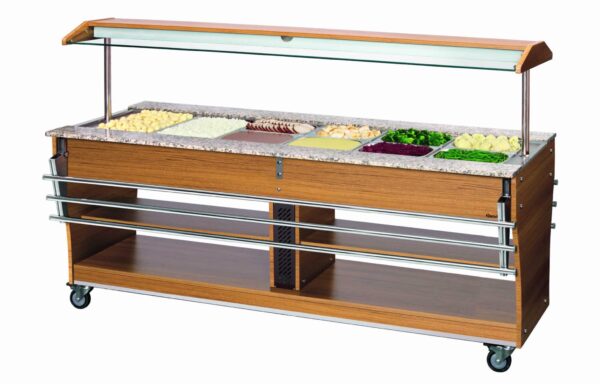 Bartscher Buffetwagen, warm, 6x 1/1 GN – Bild 4