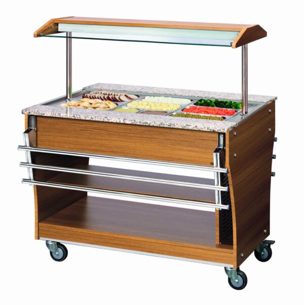 Bartscher Buffetwagen, warm, 3x 1/1GN – Bild 4