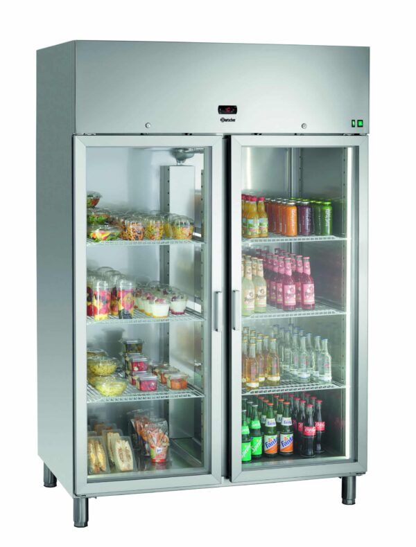Bartscher Glastürenkühlschrank 1400 GN210