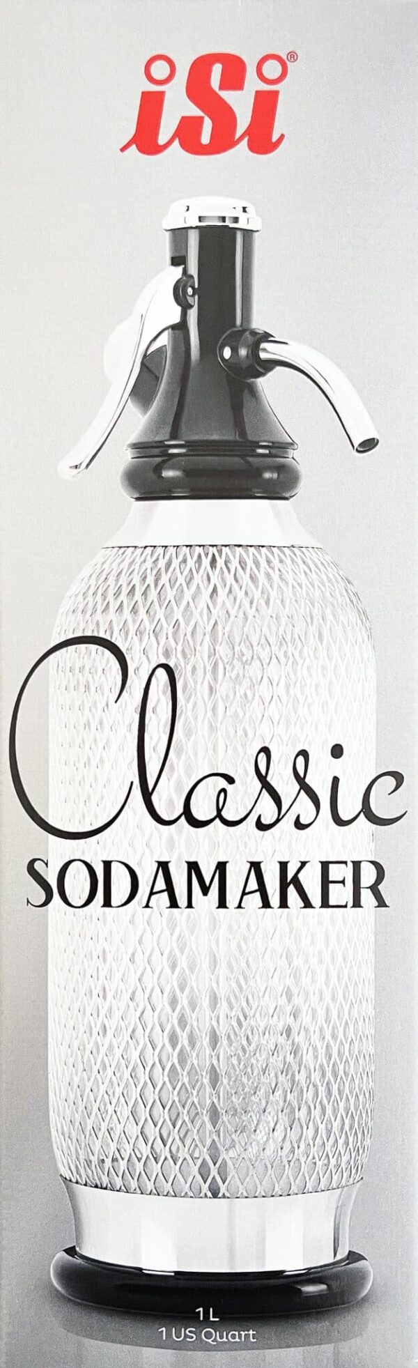 isi Soda Maker Classic 1 Liter Edelstahl Flasche 1060 NEU – Bild 2