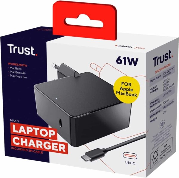 USB-C Ladegerät Netzteil für Apple MacBook Pro Air Laptop 61W 100–240V – Bild 4