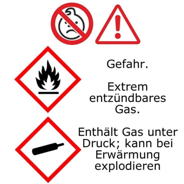 4x Gas-Kartusche Butandruckgaskartusche Grill-Anzünder CFH Dose NEU – Bild 2