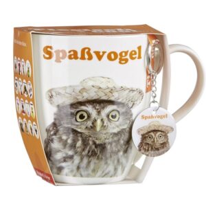 Ritzenhoff Eule-Tasse Kaffee-Becher Tee-Tasse Jumbo-Becher 600ml Weiss NEU