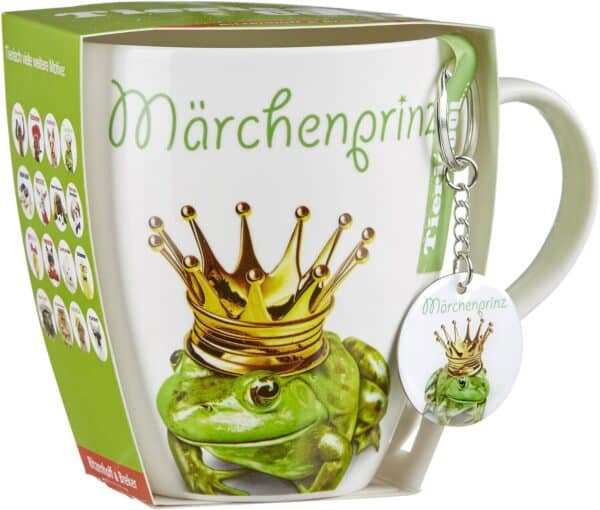 Ritzenhoff Frosch-Tasse Kaffee-Becher Tee-Tasse Jumbo-Becher 600ml Weiss NEU