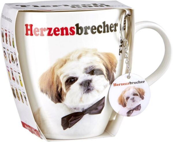 Ritzenhoff Hunde-Tasse Kaffee-Becher Tee-Tasse Jumbo-Becher Havaneser Weiss