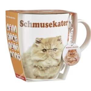 Ritzenhoff Karter-Tasse Katze Kaffee-Becher Tee-Tasse Jumbo-Becher 600ml Weiss