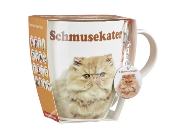 Ritzenhoff Karter-Tasse Katze Kaffee-Becher Tee-Tasse Jumbo-Becher 600ml Weiss