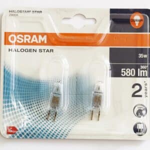 12x OSRAM GY6.35 Halogen Stiftsockel-Birne Lampe dimmbar 12V 35 W Warm-Weiss NEU