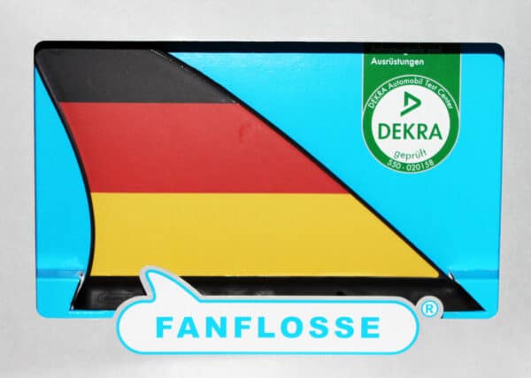 Deutschland WM EM Fanflosse Hai-Fisch-Flosse Fahne AUTO Magnet Fanartikel NEU – Bild 2